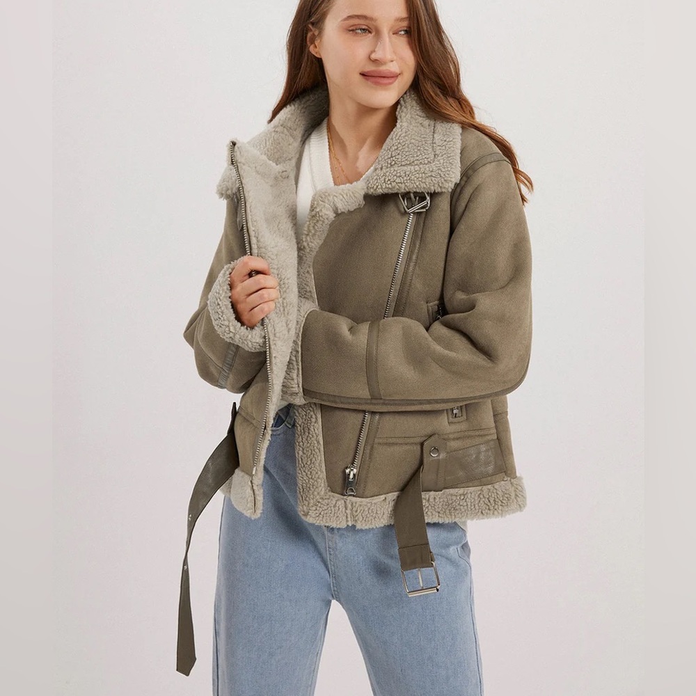 Teddybear shearling jacket new with tags
